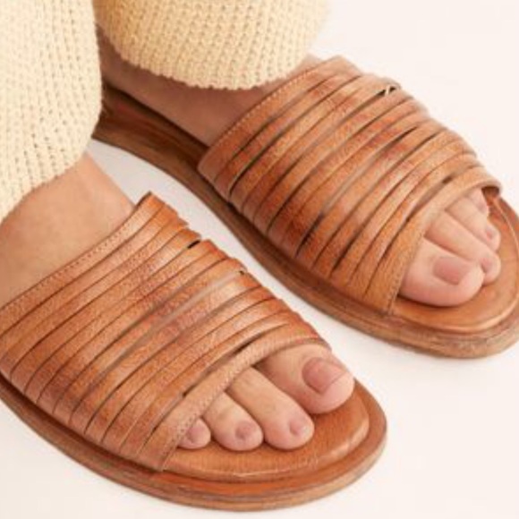 NEW Bed Stu Brown Lilia Ankle Strap Flat Sandals - Picture 6 of 7